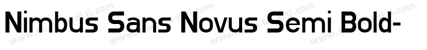 Nimbus Sans Novus Semi Bold字体转换